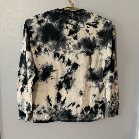 Marvel Tie Dye Long Sleeve Cotton Tee Shirt Sz M -FLAW - Picture 2 of 13